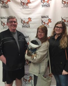 WAGS dog adopted by lovely family