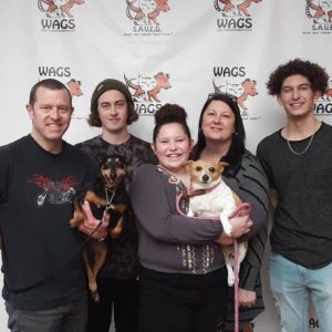adorable dogs adopted by a family WAGS