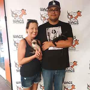 Vanilla Bean & Moose went home together! WAGS