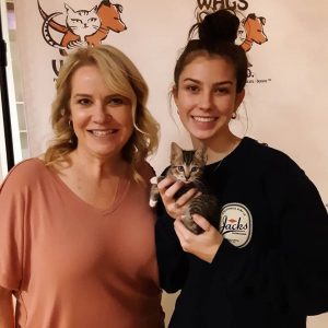monther and daughter adopt kitten WAGS