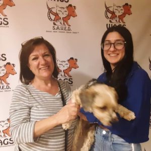 lucky dog were adopt at WAGS