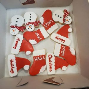 bani La maison de gateaux bakery christmas goodies for WAGS staff