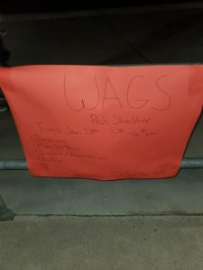 wags poster for event